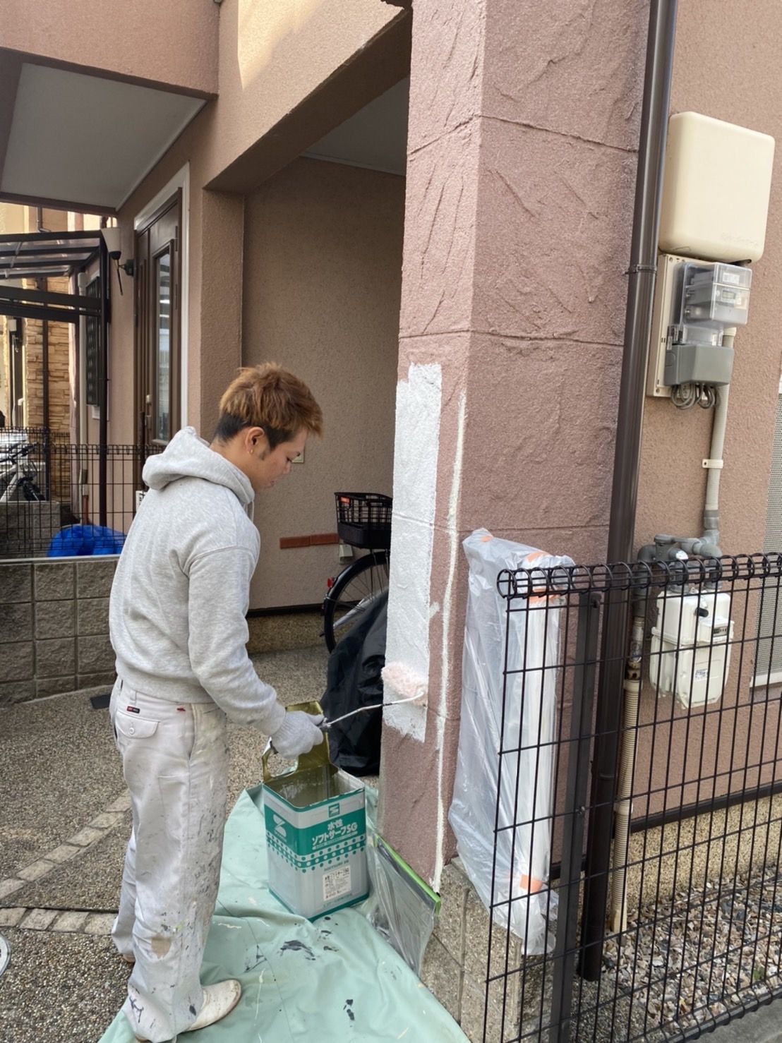 施工中 (塗装1)