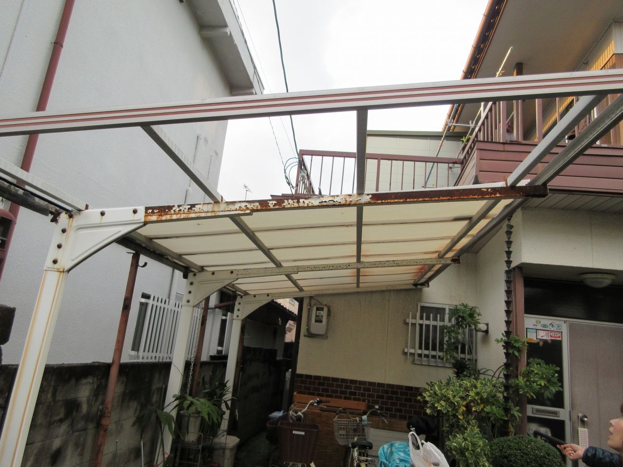 石丸様邸カーポート波板 003
